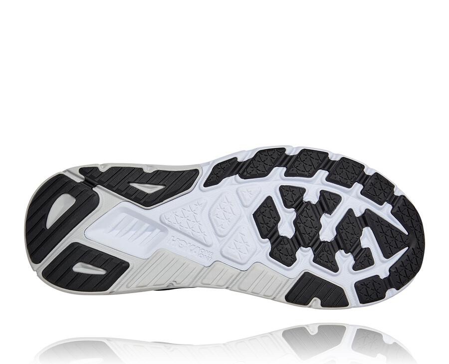 Hoka One One Mens Running Shoes - Arahi 5 - Black/White - MHIA31258
